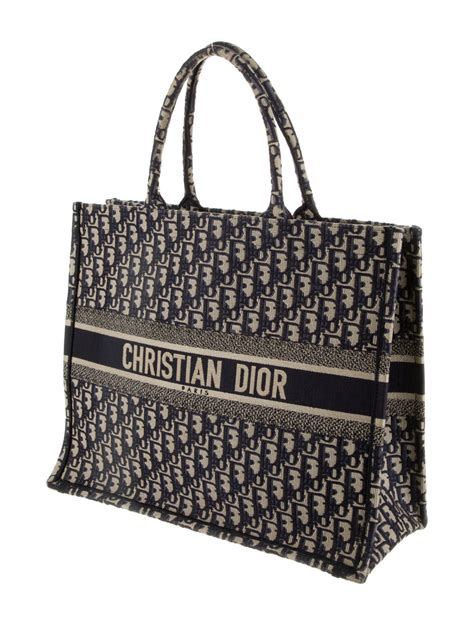 totes dior|Dior fabric tote.